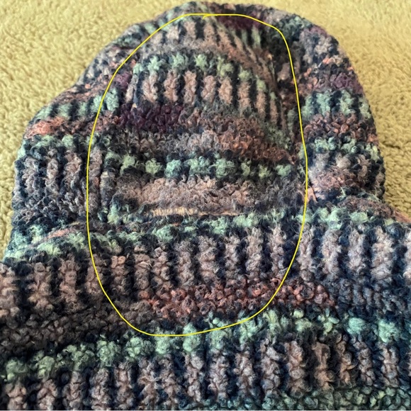 Eddie Bauer Girls Full Zip Fleece Jacket Hood Cozy Large Size 14/16 Purple Blue - Picture 14 of 14